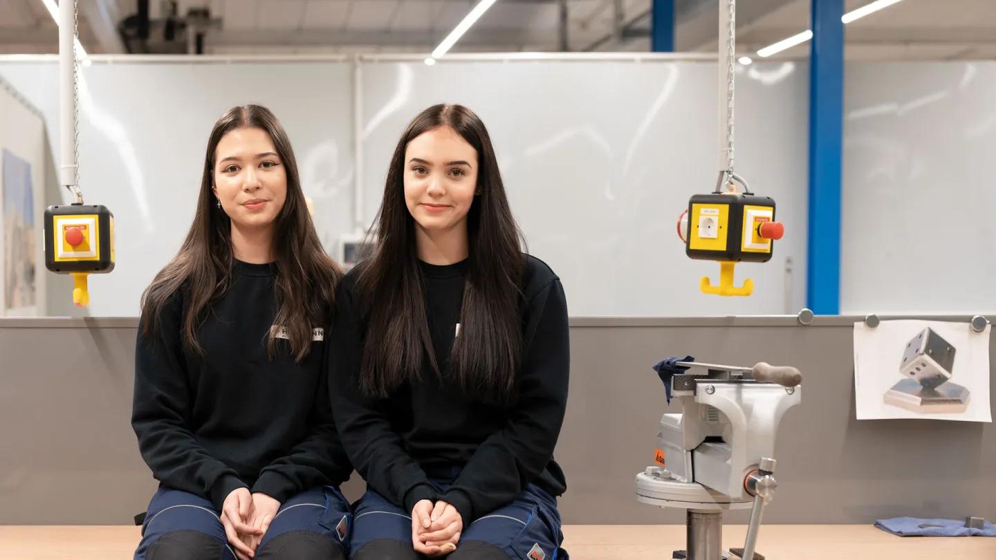 Apprentices Sophia Loser and Josephine Crapanzano