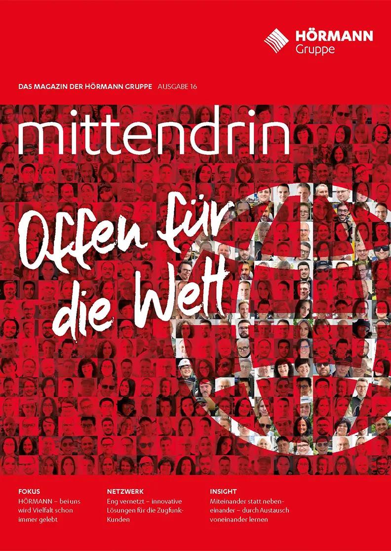 HÖRMANN magazine "mittendrin" with focus: Open to the world